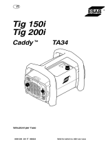 ESAB Caddy Tig 150i Manuale utente