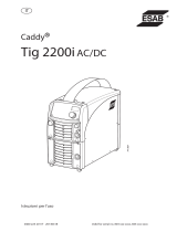 ESAB Caddy® Tig 2200i AC/DC Manuale utente