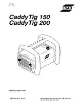 ESAB Caddy®Tig 150, Caddy®Tig 200 Manuale utente