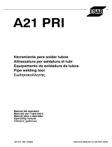 ESAB PRI A21 PRI Manuale utente
