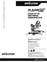 Evolution Power Tools RAGE3 Manuale utente