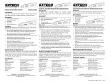 Extech Instruments MO25 Manuale utente