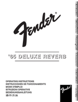 Fender 65 DELUXE REVERB Manuale utente