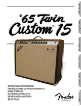 Fender 65 Twin Custom 15 Manuale del proprietario