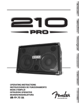 Fender 210 Pro Manuale utente