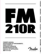Fender 210R Manuale utente
