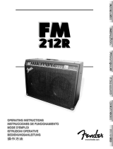 Fender FM 212R Manuale utente