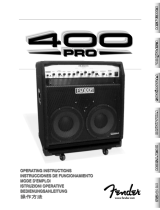 Fender 400 Pro Manuale del proprietario
