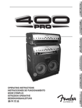 Fender 400 Pro Combo/Head Manuale del proprietario