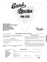 Fender BAND-MASTER VM 212 Manuale utente