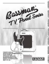 Fender Bassman TV Amps Manuale del proprietario
