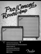Fender Concert Reverb Manuale del proprietario