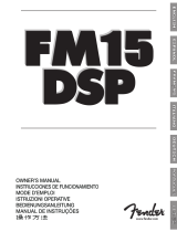 Fender FM 15 DSP Manuale del proprietario