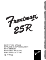 Fender Frontman 25R Manuale utente