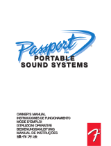 Fender Passport P80 Manuale del proprietario