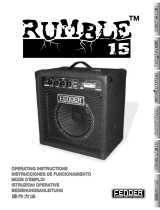 Fender Rumble 15 Manuale del proprietario