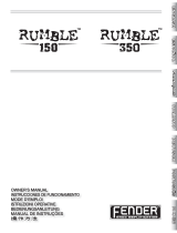 Fender Rumble 350 Manuale del proprietario