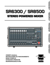 Fender SR8500 Manuale utente