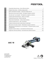 Festool AGC 18-125 5,2 EB-Plus Istruzioni per l'uso