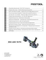 Festool DSC-AGC 18-125 FH EB-Basic Istruzioni per l'uso