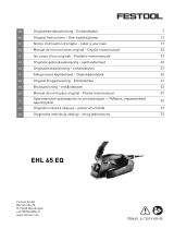 Festool EHL 65 EQ-Plus Istruzioni per l'uso