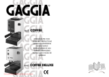 Gaggia Evolution Espresso Operating Instructions Manual