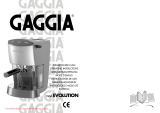Gaggia Evolution Operating Instructions Manual