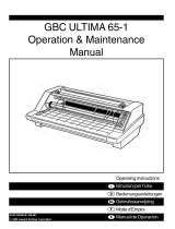GBC 65-1 Manuale utente