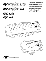 GBC 1200 Manuale utente