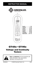 Greenlee GT-95e Manuale utente