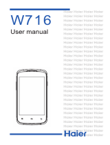 Haier W716 Manuale utente