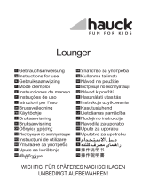 Hauck Lounger Istruzioni per l'uso