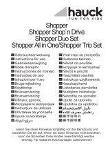 Hauck Shopper SH Trio set Istruzioni per l'uso