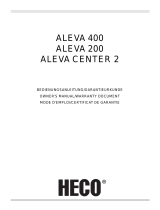 Heco Aleva 200 TC Manuale del proprietario