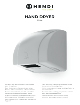 Hendi 221808 Hand Dryer Manuale utente