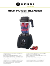 Hendi 230718 High Power Blender Manuale utente