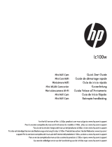 HP lc100w Black Wireless Mini Camcorder Guida Rapida