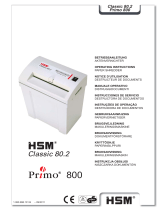 HSM HSM 80.2cc Level 3 Cross Cut Manuale utente