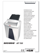 HSM Securio AF 150 1.9 x 15mm Istruzioni per l'uso