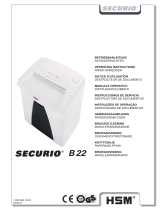 HSM SECURIO B22 Istruzioni per l'uso