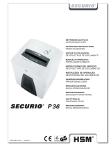 HSM SECURIO P36 1 x 5mm OMDD Istruzioni per l'uso