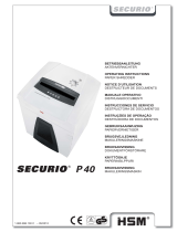 HSM Securio P40 Istruzioni per l'uso