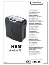 HSM shredstar X8 Istruzioni per l'uso
