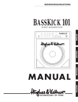 Hughes & Kettner 140 WATT BASSAMPLIFIER Bass Kick 101 Manuale utente