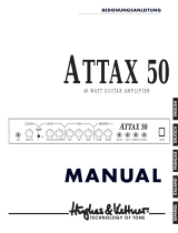 Hughes & Kettner ATTAX 50 Manuale utente