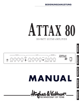 Hughes & Kettner Attax 80 Manuale utente