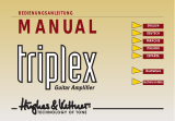 Hughes & Kettner Triplex Guitar Combo Manuale utente