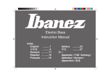 Ibanez Electric Basses 2011 Manuale del proprietario
