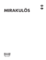 IKEA MIRAKUL&#214;S Manuale utente
