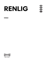 IKEA RENLIGWM Manuale utente